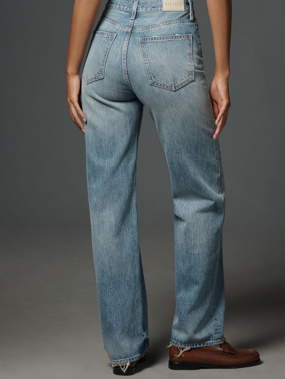 Pistola Cassie High Rise Straight-Leg Jeans - Picture 3 of 9
